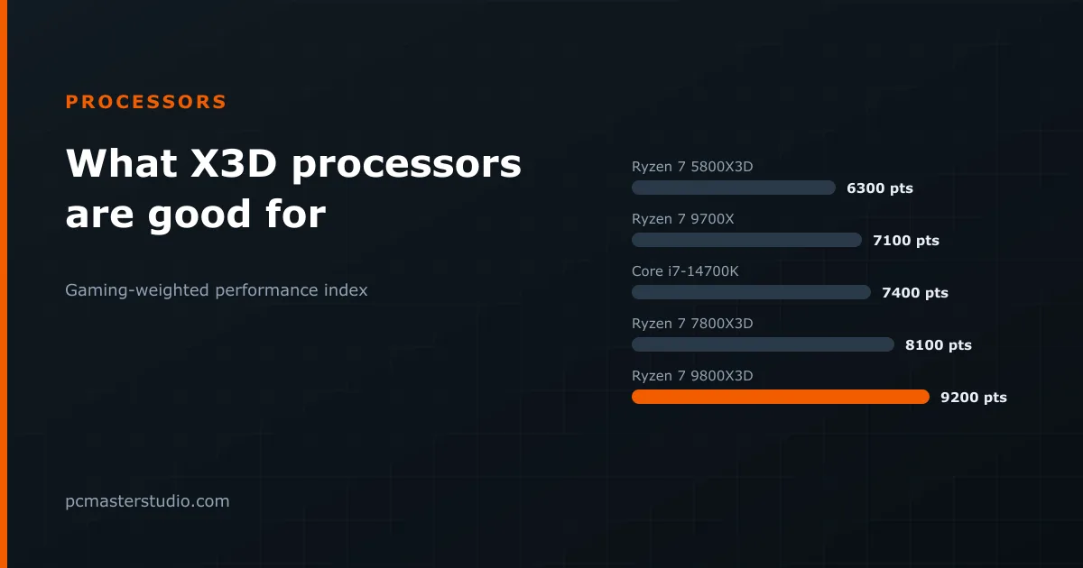 What AMD's X3D processors are good for, and when they are not